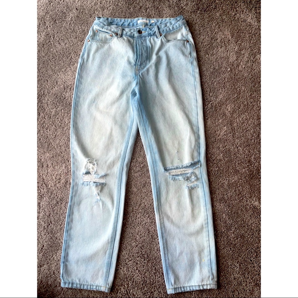 A loves A distressed jeans